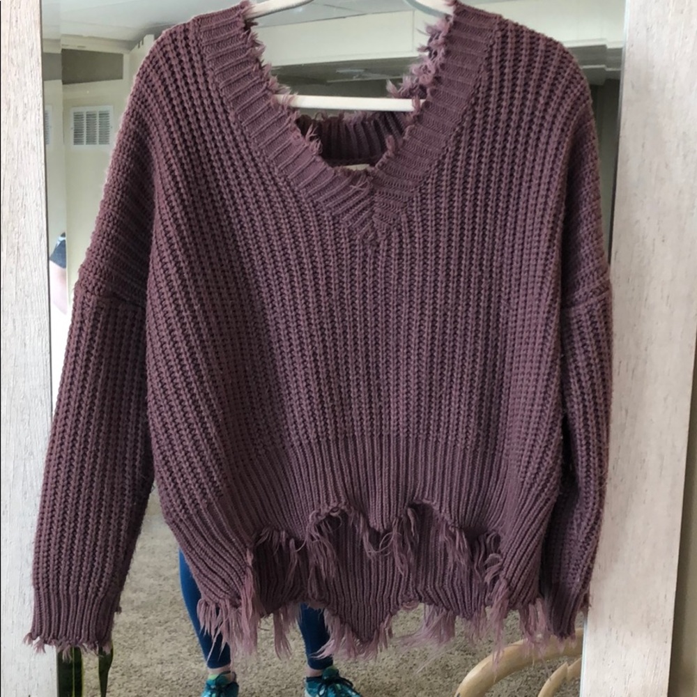 Frayed Boutique Sweater